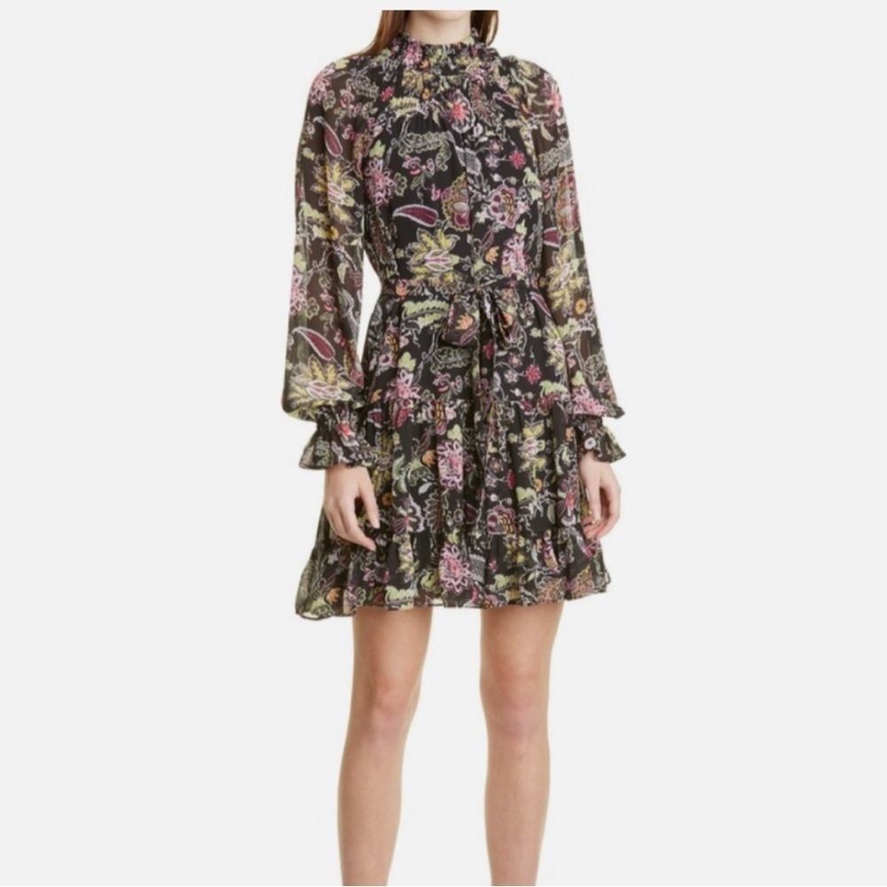 Cinq à Sept LN Daija Paisley Print Dress Size 12